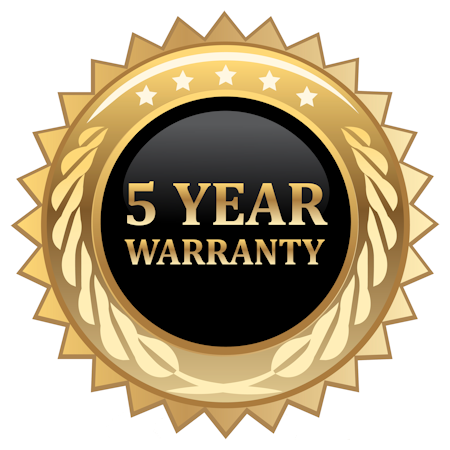 5 Year warranty on Gatorfoam painted Old English Bevel font style letters