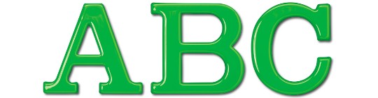 Image of Gemini formed plastic letter in clarendon-fortune-bold font style.