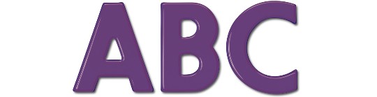 Image of Gemini formed plastic letter in futura font style.