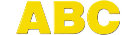 Image of Gemini formed plastic letter in helvetica-bold font style.