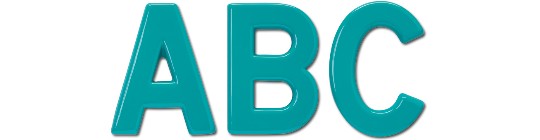 Image of Gemini formed plastic letter in standard-block font style.